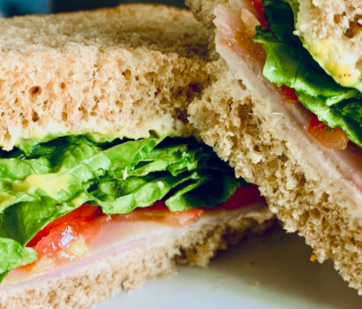 Sandwich made with Whole Wheat Bread
