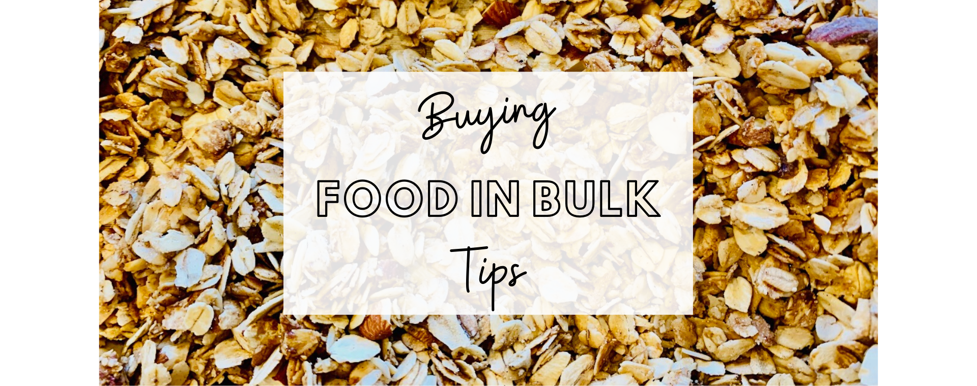 Buying Food in Bulk