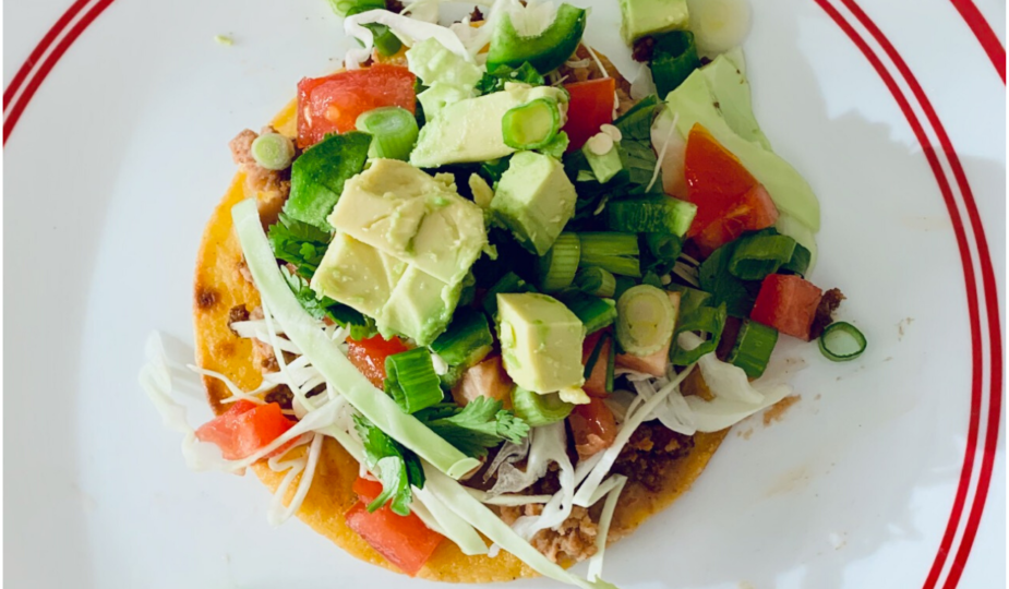 Beef Tostada