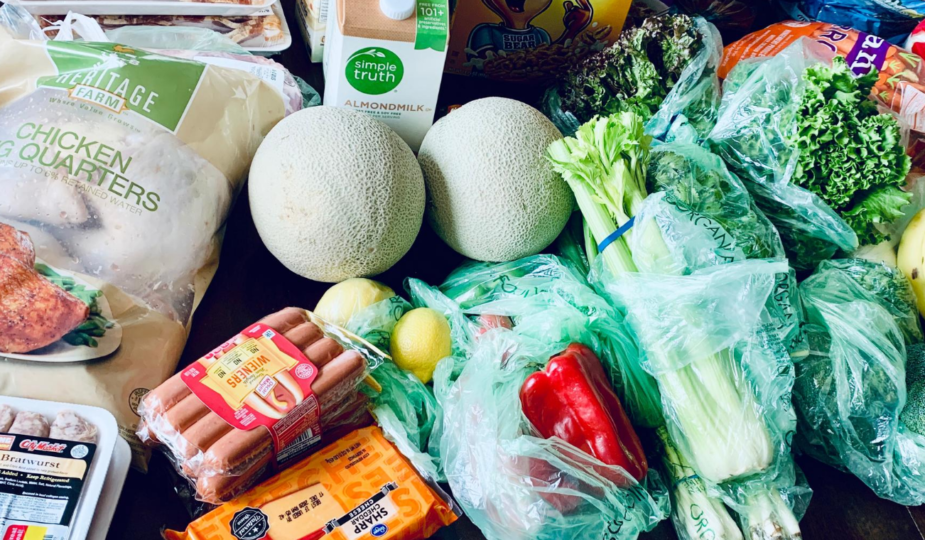 grocery haul photo