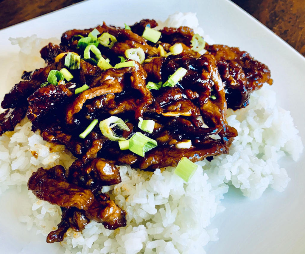 Mongolian Beef and Rice