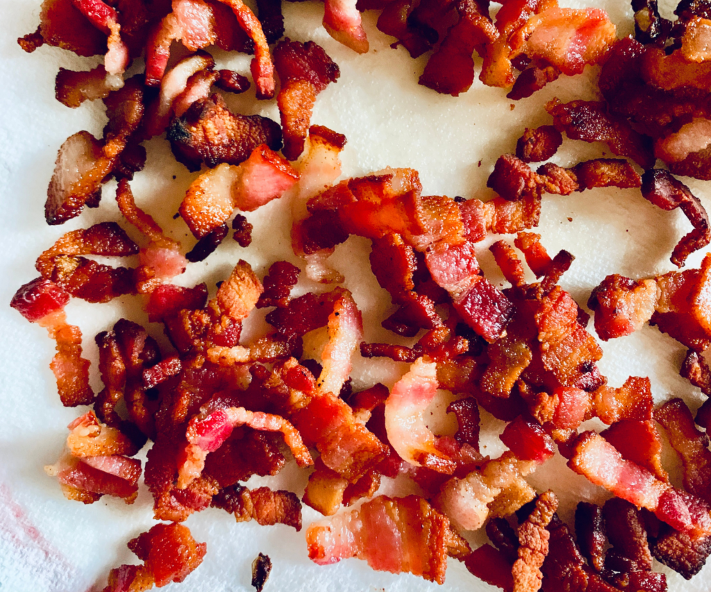 cooked Bacon bites