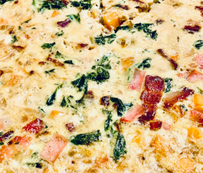 Sweet Potato and Kale Fall Frittata