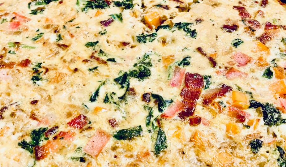 Sweet Potato and Kale Fall Frittata