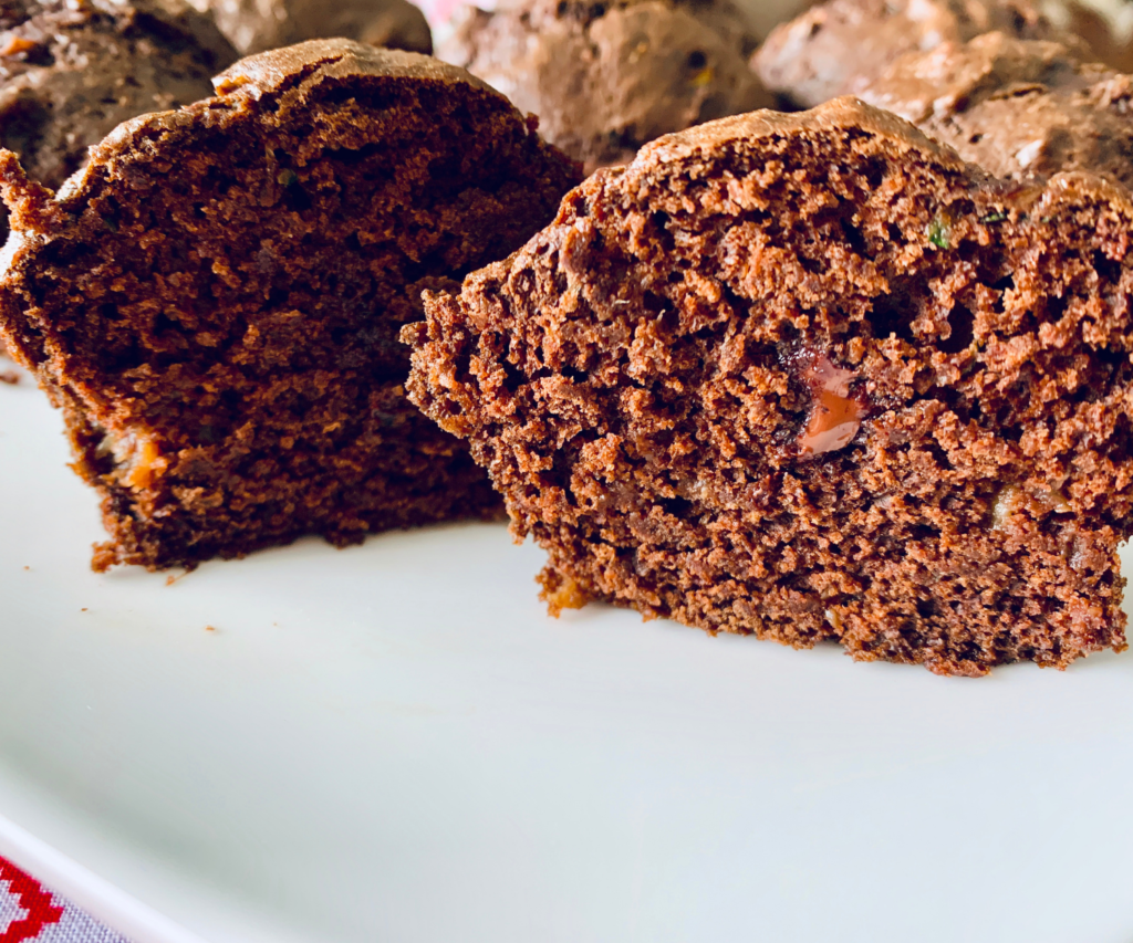 Chocolate Zucchini Muffins