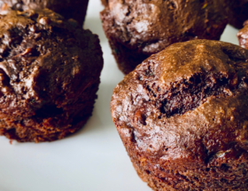 Chocolate Zucchini muffins