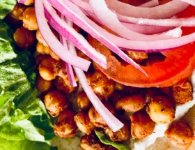 Roasted Chickpea Gyros