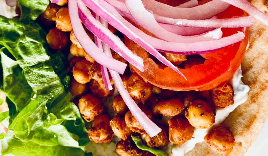 Roasted Chickpea Gyros