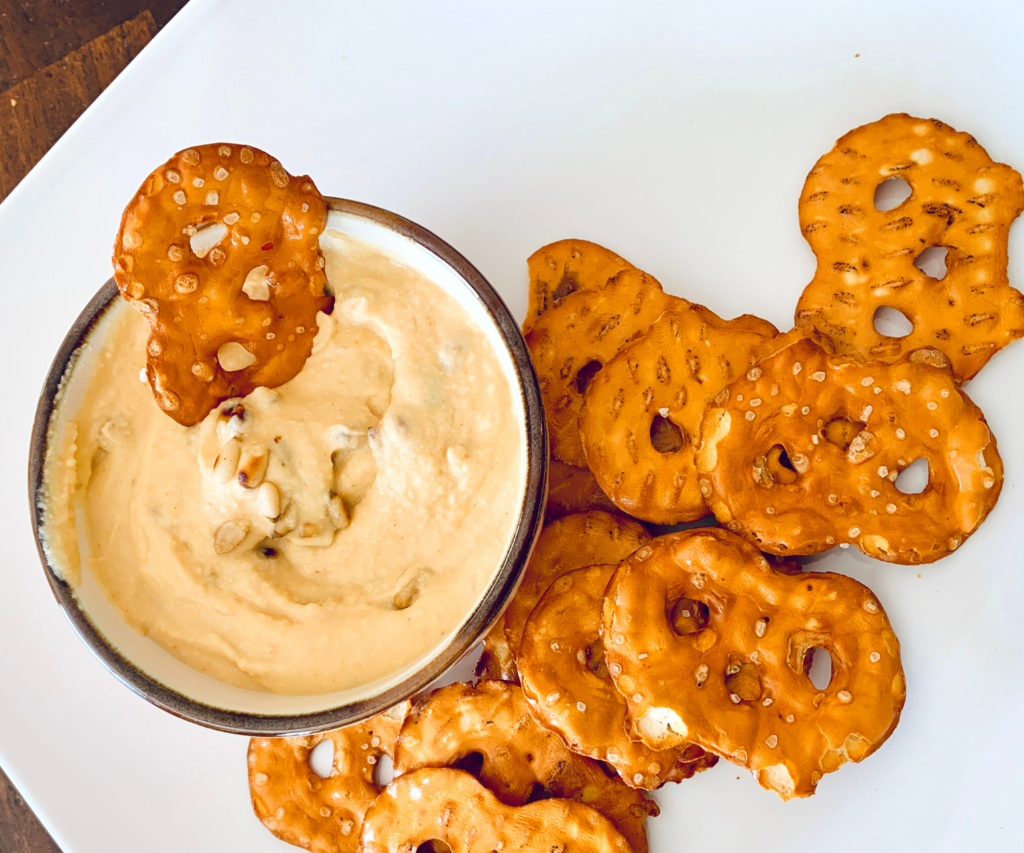 Hummas and Pretzel chips