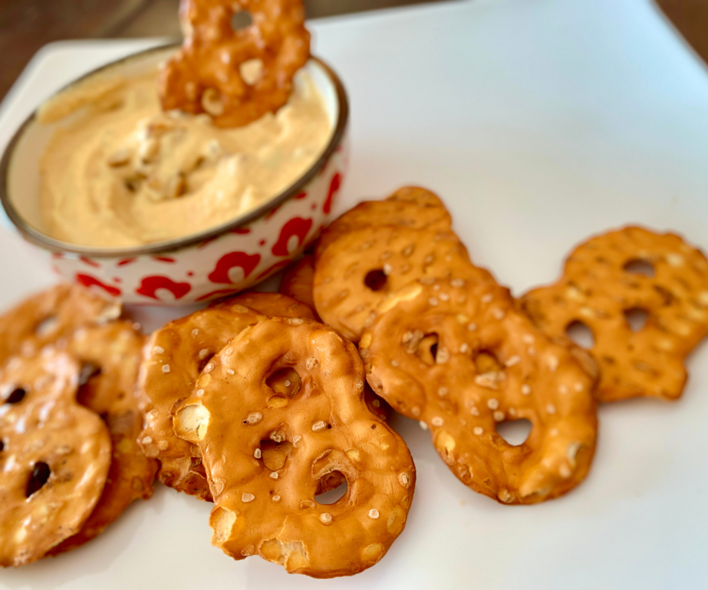 Hummas and Pretzel chips