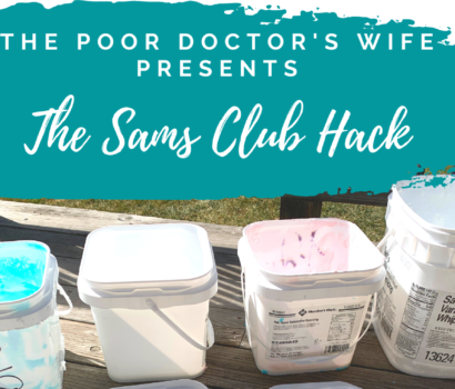 Frosting Buckets from Sams Club