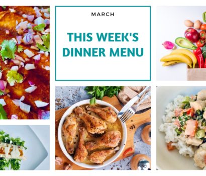 weekly menu plan